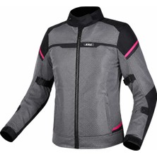 Ls2 Rıva Kadın Mont Siyah-Gri-Pembe