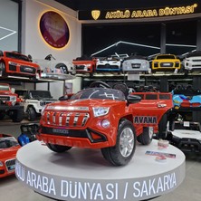 AAD Pilsan Savana Kırmızı 05-198 12 V Uzaktan Kumandalı Akülü Araba- Kırmızı