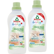 Frosch Baby Çamaşır Yumuşatıcısı 750 ml 2’li Paket (Toplam 1.500 Ml, 60 Yıkama)