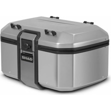 Shad Tr-55 Motosiklet Metal Arka Çanta Titanyum