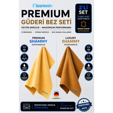 2’li Shammy Güderi Kurulama Bezi Seti 50X70 cm | Ultra Emici Araba Kurulama + Cam Bezi