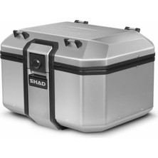 Shad Tr-48 Motosiklet Metal Arka Çanta Titanyum