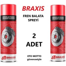 Braxis Fren Balata Temizleme Spreyi Braxis 500 ml 2 Adet