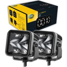 Hella 3.2 Cube Kıt 2 Li Motosiklet Sis Farı LED Takımı