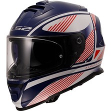 Ls2 Storm 2 Dodger Beyaz-Navy Mavi Kask