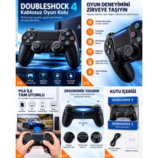 Doubleshock Ps 4 Kablosuz Joystick Tablet Telefon Pc Uyumlu Titreşimli Oyun Kolu 1 Adet