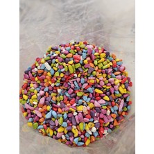 Rainbow Renkli Çakıl Mix 2kg Dekoratif Hobi Akvaryum ve Teraryum Taşı