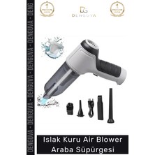 Denguva #süpürge Şarjlı Kablosuz Güçlü Vakumlu El Tipi Taşınabilir Islak Kuru Air Blower Araba Süpürgesi