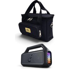 Verda Case Soundcore Boom 2 & Boom 2 Se Için Uyumlu Taşıma Çantası