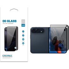 CoverZone iPhone Duo ile Uyumlu Privacy Gizlilik Camı 9h Temperli Anti Spy Tam Kaplayan Ekran Koruyucu