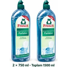 Frosch Bulaşık Makineleri Için Parlatıcı 2 x 750 ml (Toplam 1500 Ml)