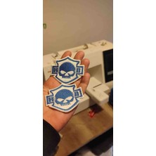 Özden Nakış Yaka Patch Ikili Ütü ile Yapışan
