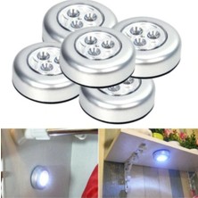 Duffa Dolap Içi LED Pilli Kablosuz Duvar Dolap Kapı Aydınlatması Tekli