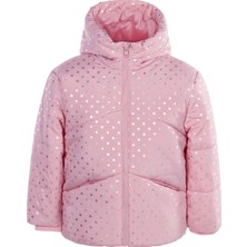 Civil Girls Puantiye Baskılı 6-9 Yaş Mont - Pembe