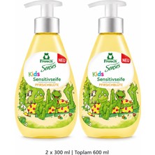 Frosch Kids Senses Şeftali Çiçeği Özlü Sarı Seri Sıvı Sabun 2 x 300 ml – Toplam 600 ml