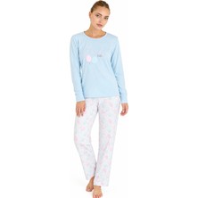 Royam Seamlife Kadın Kışlık Termal Uzun Kollu Pijama Takımı