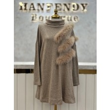 Qupra QAZ74010-K Kahve Tunik