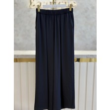 Sentez SZ-5667-S Siyah Renk Içe Pile Geniş Pantolon