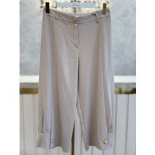 Sentez SZ-5626-T Taş Renk Paça Düğmeli Pantolon