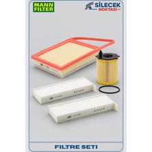 Mann Filter Mann Partner 1.6dizel 3'lü Filtre