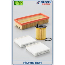 Mann Filter Mann Peugeot 207 1.6 Hdi 3'lü Filtre