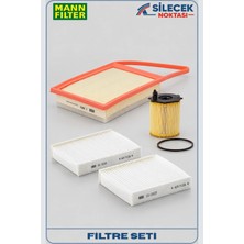 Mann Filter Mann Citroen Ds3 1.4 Hdi 3'lü Filtre