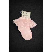 MentorAly Baby Dantelli Kız Bebek Çorabı
