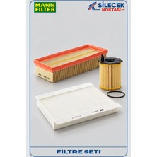 Mann Filter Mann 206/206+ 1.4hdı 16V 3'lü Filtre