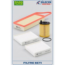 Mann Filter Mann Peugeot 207 1.4 Hdi 3'lü Filtre