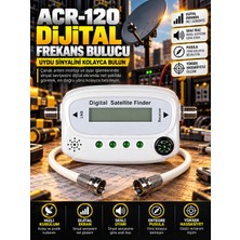Satfinder LCD Ekran Pusulalı Dijital / Frekans Ayarlama Kanal Bulma Yeni Uydu Bulucu