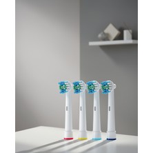 Kaliteyi Bul Yumuşak Kıllı Diş Fırçası Başlıkları 4'lü Paket