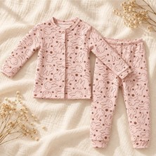 Kız Çocuk Pijama Takımı Tavşan Desenli
