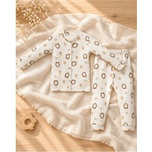 Kız Çocuk Pijama Takımı Penguen Desenli