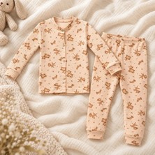 Kız Çocuk Pijama Takımı Ceylan Desenli