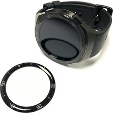 Lopard Huawei Watch Gt 2e 46MM Pet Saat Ekran Koruyucu Siyah Darbe Korumalı Tam Kaplama Parlak Yüzey Ultra Ince Tasarım