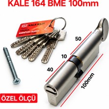 Kale Kilit 164 BME 100MM Özel Ölçü 40 10 50 Kapı Kilit Göbeği Silindiri