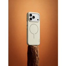 Remax Originalcolor Apple iPhone 17 Pro Magsafe Uyumlu Metal Tuşlu Premium Kılıf Rmc-11 Beyaz