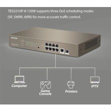 Tenda TEG5310P-8-150W Swt 9 10-100MBPS +1 Gigabit-Sfp Slots Yönetilebilir Switch