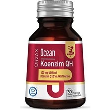 Orzax Ocean Koenzim Qh 30 Kapsül 850084388019