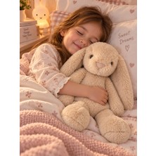 Mellito Bonbon Tavşan Sevimli Uyku Arkadaşı Sarılmalık Peluş Oyuncak 35 cm