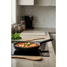 Cooker Cliff 24 cm Seramik Kaplama Tava Siyah CKR4647