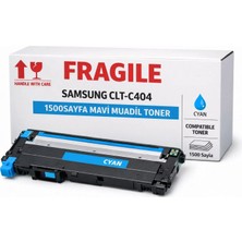 Fragile Fragıle Samsung CLT-C404 1500SAYFA Mavi Muadil Toner