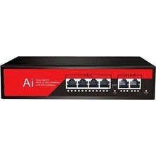 Ezcool EZ-04PSF-FG 4port 4ge+2ge 65W F.gigabit Poe Switch