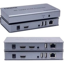 Apronx APX-120M CAT5E/CAT6 120M 4K Hdmı-Usb-Ir Extender