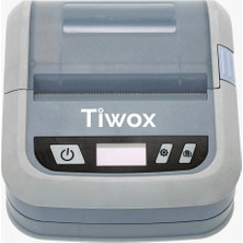 Tiwox BT-5050, Termal, Taşınabilir, Fiş Yazıcı, 70MM/S Hız, 72MM Kağıt, 203 Dpı, Otomatik Kesici Yok, Bluetooth, USB
