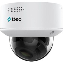 Ttec IPDP-4330L-WMSZ 4mp 2.8-12MM Motorıze 30MT Dahili Sesli H265+ IP67 Smart LED Ip Dome Kamera