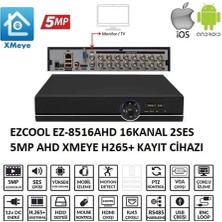 Ezcool EZ-8516AHD 16 Kanal 5 Mp 1hdd Xmeye Kayıt Cihazı