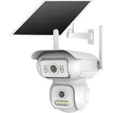 Joysee Sw2 6mp 2x2.8mm Aov Solar Wifi Iki Kamera 4ır+4led Ptz