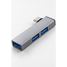 Pemberton Yeni Nesil Type-C 3 Port Bağlantısı / 5gbps Hız / Otg Desteği Yüksek Hız Veri Aktarma / Minimalist Tasarım