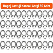 Bagaj Lastiği Kancalı Gergi 50 Adet / 90 cm Bagaj Halatı